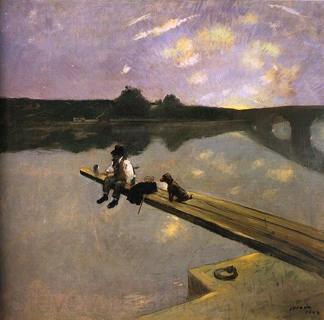 Jean-Louis Forain The Fisherman